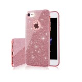 Gegeszoft Glitter (3in1) - Apple iPhone 13 (6.1) pink szilikon tok