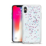 Gegeszoft Gyémánt köves Samsung A726 Galaxy A72 5G (2020) átlátszó szilikon tok műanyag hátlappal