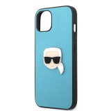 Gegeszoft Karl Lagerfeld Apple iPhone 13 Mini (5.4) PU Leather hátlapvédő tok kék (KLHCP13SPKMB)