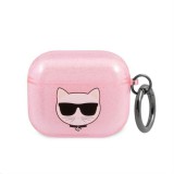 Gegeszoft Karl Lagerfeld Choupette Apple Airpods 3 szilikon tok pink (KLA3UCHGP)