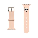 Gegeszoft Karl Lagerfeld Choupette Head Apple Watch 38/40mm óraszíj pink (KLAWMSLCP)
