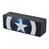 Gegeszoft Marvel Bluetooth hangszóró - Amerika Kapitány 001 micro SD olvasóval, AUX bemenettel, kihangosító funkcióval 10W kék