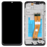 Gegeszoft Samsung A037G Galaxy A03s (2021) fekete LCD kijelző érintővel és kerettel (166mm)