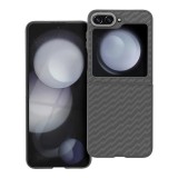 Gegeszoft Samsung Galaxy Z Flip 5 fekete hátlapvédő tok