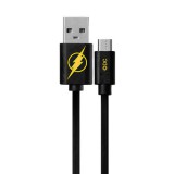 Gegeszoft USB kábel DC - Flash 001 USB - MicroUSB adatkábel 1m fekete