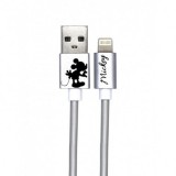 Gegeszoft USB kábel Disney - Mickey Apple USB - Lightning (8Pin) 1 méter ezüst