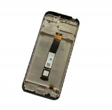 Gegeszoft Xiaomi Redmi 10C fekete LCD kijelző érintővel és kerettel