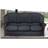 Gegitalia Cora 3-személyes kanapé, extra bőrrel