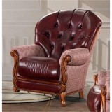 Gegitalia York fotel, standard bőrrel