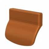 Gelavi Erkélyajtó behúzó kilincs, közepes, műanyag, barna