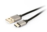 Gembird 1,8m USB Type-C 2.0 apa - USB 2.0 A apa fonott fekete kábel (CCB-MUSB2B-AMCM-6)