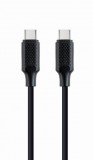 Gembird 100 W Type-C Power Delivery (PD) charging & data cable, 1.5 m Black CC-USB2-CMCM100-1.5M