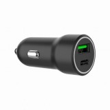 Gembird 1xUSB-A, 1xUSB-C autós töltő 20W fekete (TA-UC-A2PDQC20-CAR-01) (TA-UC-A2PDQC20-CAR-01)