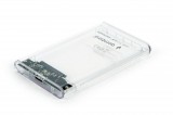 Gembird 2,5" EE2-U3S-5-S USB3.0 Enclosure Transparent EE2-U3S9-6