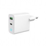 Gembird 2-Port 20W USB Fast Charger White TA-UC-PDQC20L-W-01