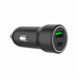 Gembird 2-Port USB Car Fast Charger Black TA-UC-A2PDQC20-CAR-01