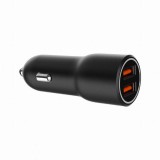 Gembird 2-port USB Car Fast Charger Black TA-UC-A2QC36-CAR-01