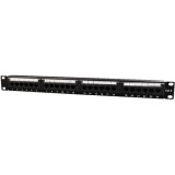 Gembird 24 portos Cat.6 1U 19" RJ45 Patch Panel