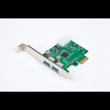 Gembird 2xUSB3.0 PCI-E bővítő kártya (UPC-30-2P) (UPC-30-2P) - Bővítő kártyák