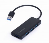 Gembird 4-portos USB 3.1 HUB Black UHB-U3P4-03
