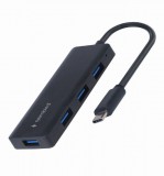 Gembird 4-portos USB3.1 HUB Black UHB-CM-U3P4-02
