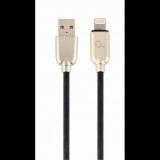 Gembird 8-pin - USB-A adat- és töltőkábel 2m fekete (CC-USB2R-AMLM-2M) (CC-USB2R-AMLM-2M) - Adatkábel