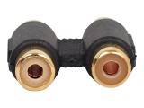 GEMBIRD A-2RCAFF-01 Gembird audio double RCA (F) to RCA (F) coupler, black