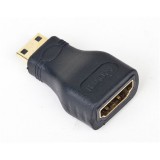Gembird A-HDMI-FC mini-HDMI Fekete csatlakozó átalakító