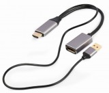Gembird A-HDMIM-DPF-02 video átalakító kábel 0,1 M HDMI A-típus (Standard) DisplayPort Fekete