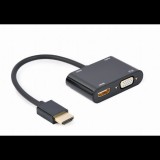 Gembird A-HDMIM-HDMIFVGAF HDMI apa - HDMI/VGA/Micro USB/Jack 3.5 anya Adapter (A-HDMIM-HDMIFVGAF-01)