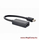 GEMBIRD A-mDPM-HDMIF-02 miniDisplayPort to HDMI adapter kábel fekete