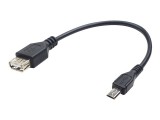 GEMBIRD A-OTG-AFBM-03 Gembird cable USB OTG AF to micro BM, 0,15 m
