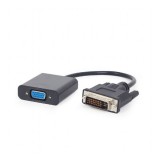 Gembird adapter DVI-D (M) - VGA (F) 20 cm (fekete)