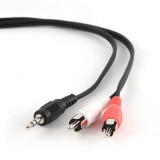 Gembird audio kábel Jack 3.5mm apa / 2x RCA (CINCH) apa, 1.5m