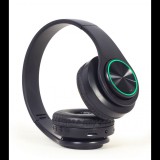 Gembird BHP-LED-01 Bluetooth fejhallgató fekete (BHP-LED-01)