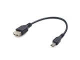 Gembird cable USB OTG AF to micro BM, 0,15 m A-OTG-AFBM-03