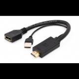 Gembird Cablexpert A-HDMIM-DPF-01 HDMI apa - DisplayPort anya Adapter (A-HDMIM-DPF-01)