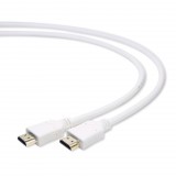 Gembird Cablexpert adatkábel HDMI v1.4 male-male 3m aranyozott csatlakozó fehér (CC-HDMI4-W-10) (CC-HDMI4-W-10) - HDMI