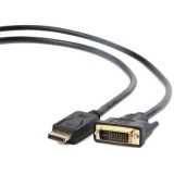 Gembird cablexpert display port male -- dvi-d male kábel 1.8 m (cc-dpm-dvim-6)
