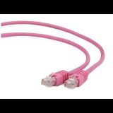 Gembird Cablexpert FTP CAT6 patch kábel 1m rózsaszín  (PP6-1M/RO) (PP6-1M/RO) - UTP