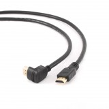 Gembird Cablexpert Monitor adatkábel HDMI male-male 3m 90 fok aranyozott csatlakozó (CC-HDMI490-10) (CC-HDMI490-10)