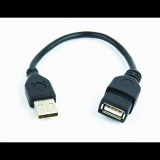 Gembird Cablexpert USB 2.0 A-A hosszabbító kábel 15cm (CCP-USB2-AMAF-0.15M) (CCP-USB2-AMAF-0.15M) - USB hosszabbító