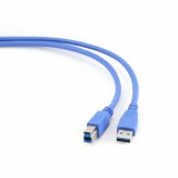 Gembird Cablexpert USB 3.0  A-B printer kábel 1.8m kék (CCP-USB3-AMBM-6) (CCP-USB3-AMBM-6) - Nyomtató kábel