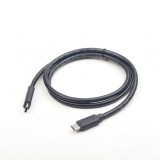 Gembird Cablexpert USB 3.1 Type-C (CM/CM) kábel 1m fekete  (CCP-USB3.1-CMCM-1M) (CCP-USB3.1-CMCM-1M) - Adatkábel