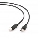 Gembird Cablexpert USB A-B printer kábel 1.8m fekete (CCP-USB2-AMBM-6) (CCP-USB2-AMBM-6) - Nyomtató kábel
