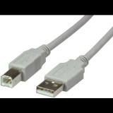Gembird Cablexpert USB A-B printer kábel 1.8m szürke (CCP-USB2-AMBM-6G) (CCP-USB2-AMBM-6G) - Nyomtató kábel