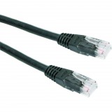 Gembird Cablexpert UTP CAT5e patch kábel 0.25m fekete  (PP12-0.25M/BK) (PP12-0.25M/BK) - UTP