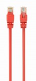 Gembird CAT5e U-UTP Patch Cable 0, 25m Red (PP12-0.25M/R)