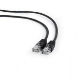 Gembird CAT5e U-UTP Patch Cable 0, 5m Black (PP12-0.5M/BK)