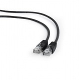 Gembird CAT5e U-UTP Patch Cable 0,5m Black PP12-0.5M/BK